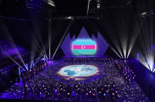 İlham Əliyev Şahmat Olimpiadasının açılışında – YENİLƏNİB + FOTO