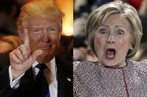 Tramp Klintonu geridə qoydu