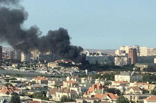 Bakıda güclü yanğın – VİDEO-FOTO