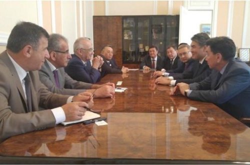 Abutalıbov Astana şəhərinin meri ilə görüşüb