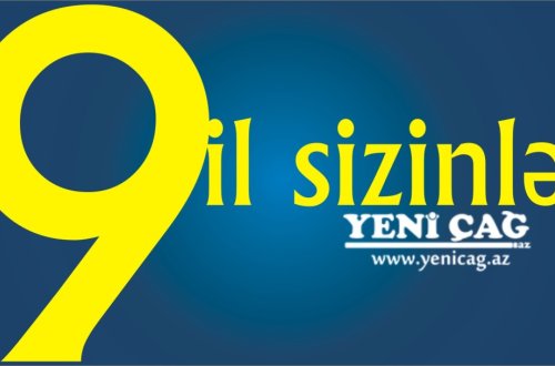 Yenicag.az-ın 9 yaşı oldu