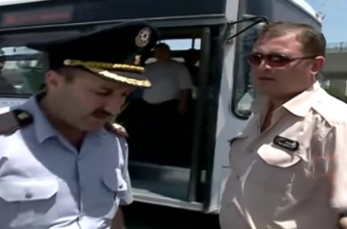 Bakı Nəqliyyat Agentliyinin 185 saylı marşrut sürücüləri avtobusları qoyub qaçdılar - DYP-NİN REYDİ ZAMANI