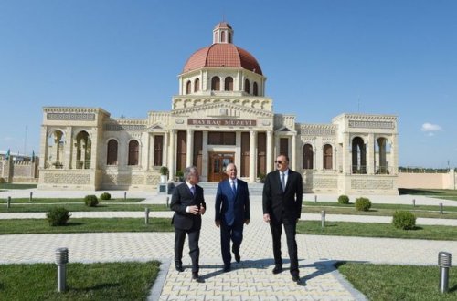 İlham Əliyev Xaçmazdadır – FOTOLAR