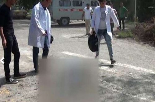 23 yaşlı gəncin yolun ortasında can verdiyi ANLAR — VİDEO