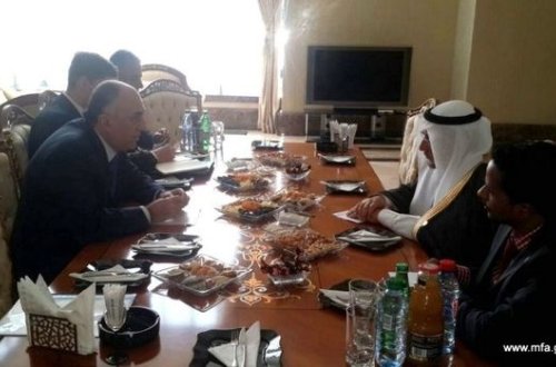 Elmar Məmmədyarov İƏT-in baş katibi ilə görüşüb