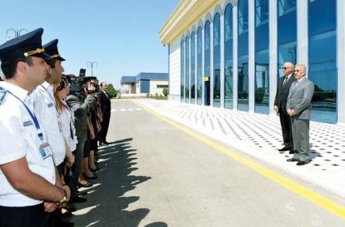 Naxçıvan hava limanının “Qərb terminalı” istifadəyə verilib – FOTO