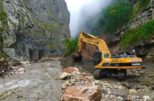 Xınalıq yolu açıldı