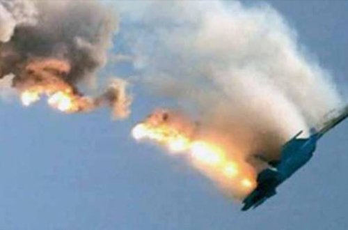 İŞİD Suriya təyyarəsini vurdu - VİDEO