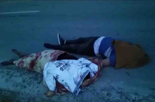 1 maşın 2 qardaşı vurub öldürdü