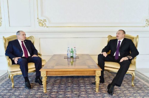 Prezident İlyas Umaxanovu qəbul edib