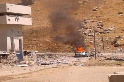 PKK-nın qoyduğu bomba türk hərbçilərin avtomobilini partlatdı