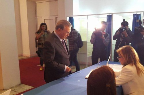 Prezident Administrasiyasının rəhbəri Ramiz Mehdiyev səs verib