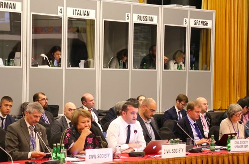 Əhməd Şahidov ATƏT-də Yerevanı tənqid etdi - Emin Hüseynov çıxışa mane olmağa çalışdı