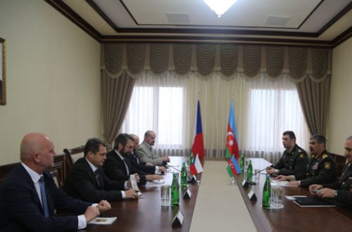 Çexiya müdafiə nazirinin müavini Zakir Həsənovla danışıqlar aparıb