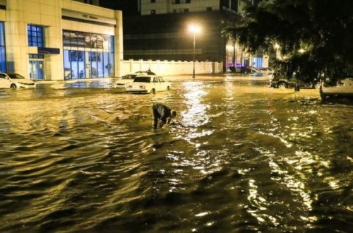 Bakıda son 36 ilin ən güclü yağışı yağıb
