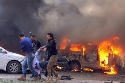 Suriyada çörək zavoduna raket düşdü - 84 nəfər öldü, yaralılar var