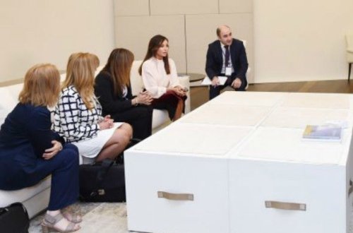 Mehriban Əliyeva Argentina nümayəndə heyəti ilə görüşüb – FOTO