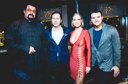 Emin Ağalarov atası ilə Siqalın tədbirində - Fotolar