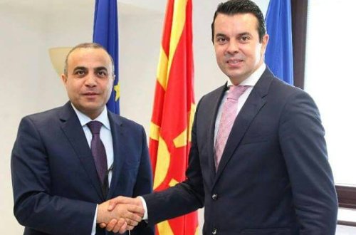 Azay Quliyev Makedoniyanın Xarici İşlər Naziri ilə görüşüb
