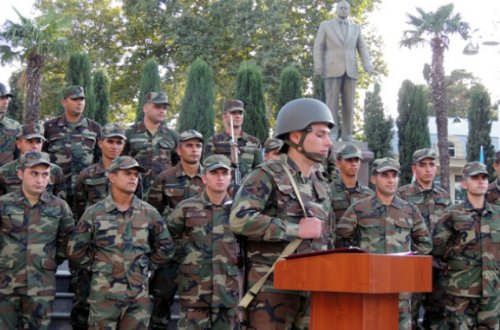 Aprel döyüşlərinin iştirakçıları ehtiyata buraxıldı