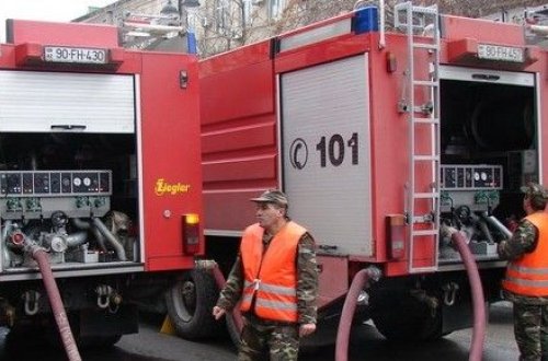 Paytaxtda yanğın baş verib