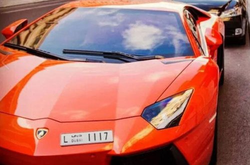 Bakıda Dubay nömrəli “Lamborghini” saxlanıldı - Foto