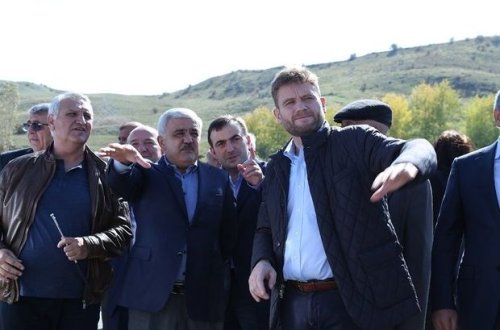 Dəmirçiçay üzərində tikilən yeni körpünün açılışı olub – FOTO