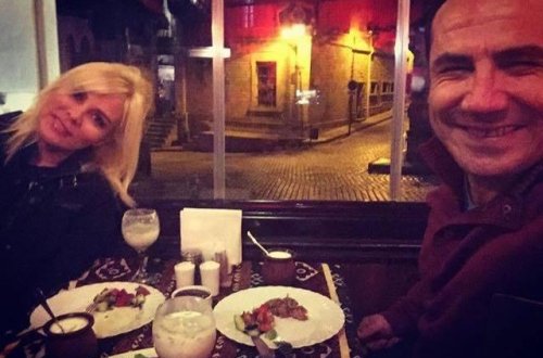 Ferhat Göçer sevgilisi ilə Bakıda - Foto-Video