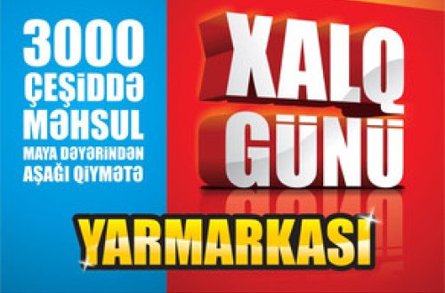 “Rahat” marketlər şəbəkəsindən növbəti iddialı aksiya - “XALQ GÜNÜ” 