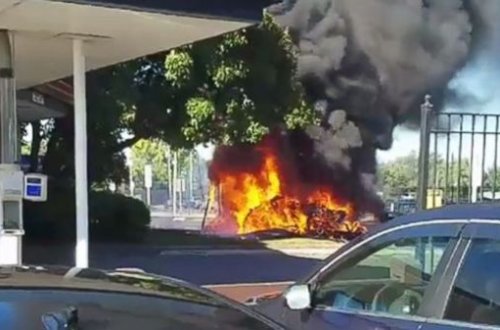 SON DƏQİQƏ ! Təyyarə qəzası baş verdi - Ərazidə güclü yanğın