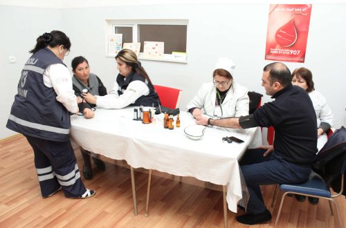 Aşura günü ilə bağlı keçirilən qanvermə aksiyası başa çatıb