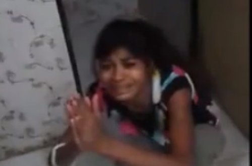 Atasının işgəncə verdiyi qız belə imdad dilədi...- video rekord qırır