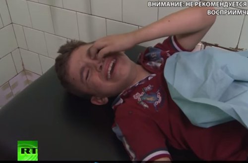 Suriyada məktəblilər öldürüldü - Video