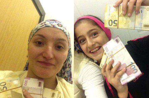 Türkiyədə qadın dayanacaqdan 25 min AZN tapdı - FOTO - VİDEO