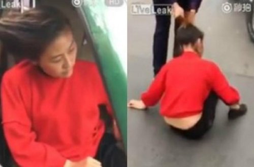 Xəyanətə uğrayan ər dəliyə döndü: arvadını saçından tutub sürüdü (VİDEO)