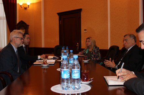 Natiq Əliyev baş katiblə görüşüb