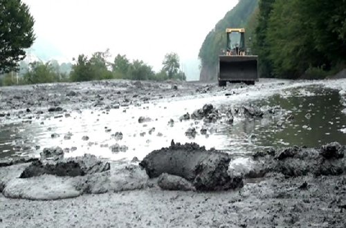 Qəbələdə otelləri su basıb - Ciddi fəsadlar var - Fotolar