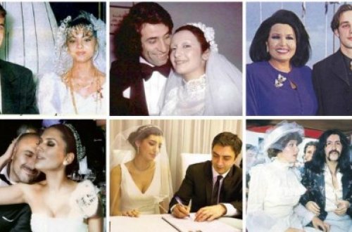 Məşhurların heç yerdə görmədiyiniz toy FOTOLARI