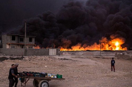 Mosulda 550 ailə girov götürülüb