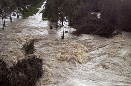 Ağsu çayı daşdı, bəndləri uçurdu – VİDEO