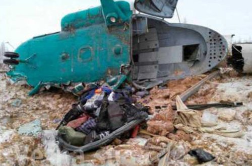 Rusiyada helikopter qəzası: 19 nəfər öldü - FOTOLAR