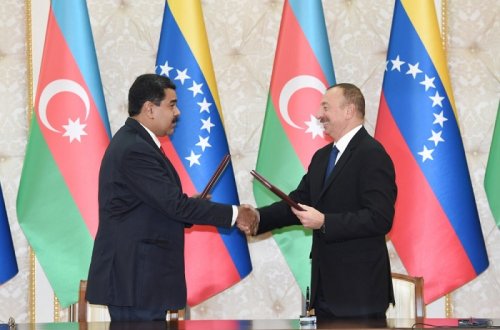 Azərbaycan-Venesuela sənədləri imzalandı - FOTO