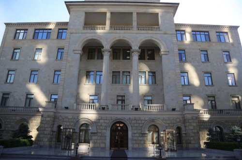 Müdafiə Nazirliyi bəyanat yaydı