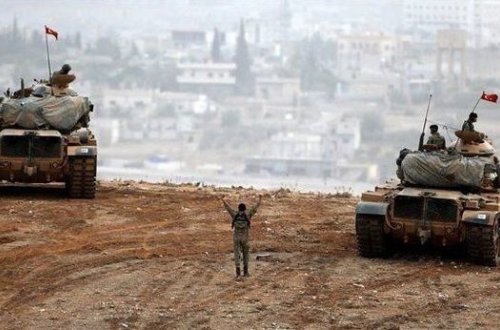 Türkiyə ordusu Suriyada terrorçuların mövqeyini məhv edib