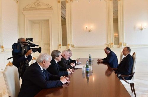 İlham Əliyev ATƏT-in Minsk qrupunun həmsədrlərini qəbul edib