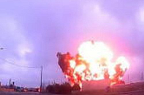 Təyyarənin qəzaya uğrama anı - ŞOK VİDEO