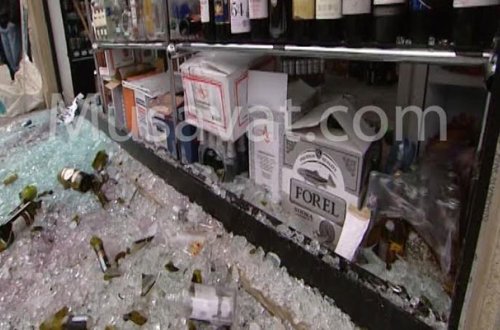 Bakıda qəribə oğurluq - Pul aparılmır, içkilər sındırılır+Fotolar