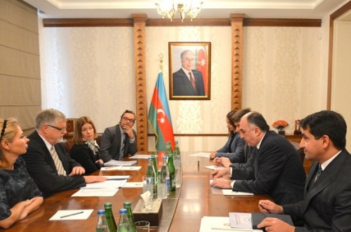 Elmar Məmmədyarov Herbert Salber ilə görüşüb