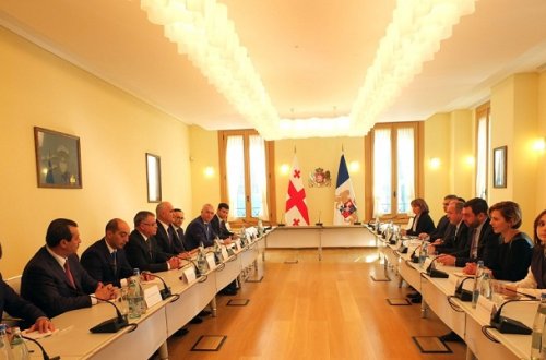 Şahin Mustafayev Marqvelaşvili ilə görüşüb