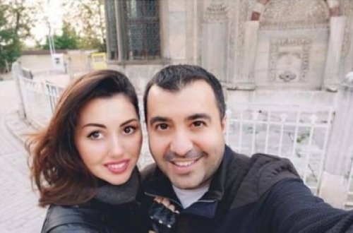 Nazir gəlini olan azərbaycanlı müğənni əri ilə - FOTO